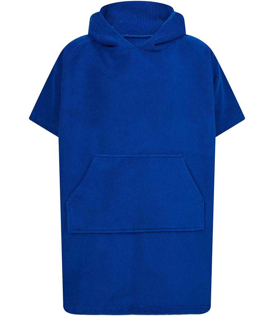 Towel City Kids Poncho in Royal Blue