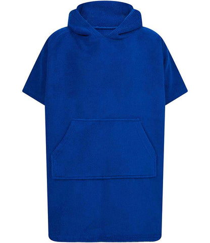 Towel City Kids Poncho in Royal Blue