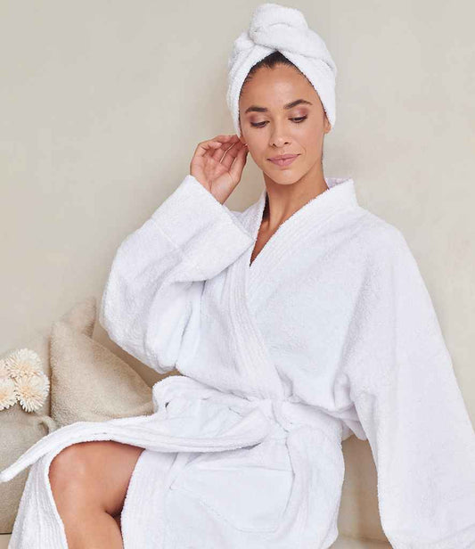 Towel City Hair Wrap in White
