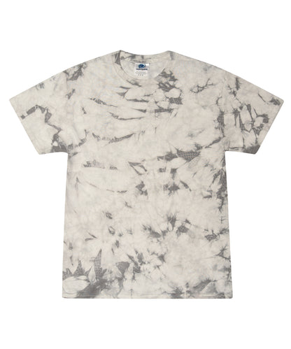 Colortone Tie-dye shirt Crystal Silver