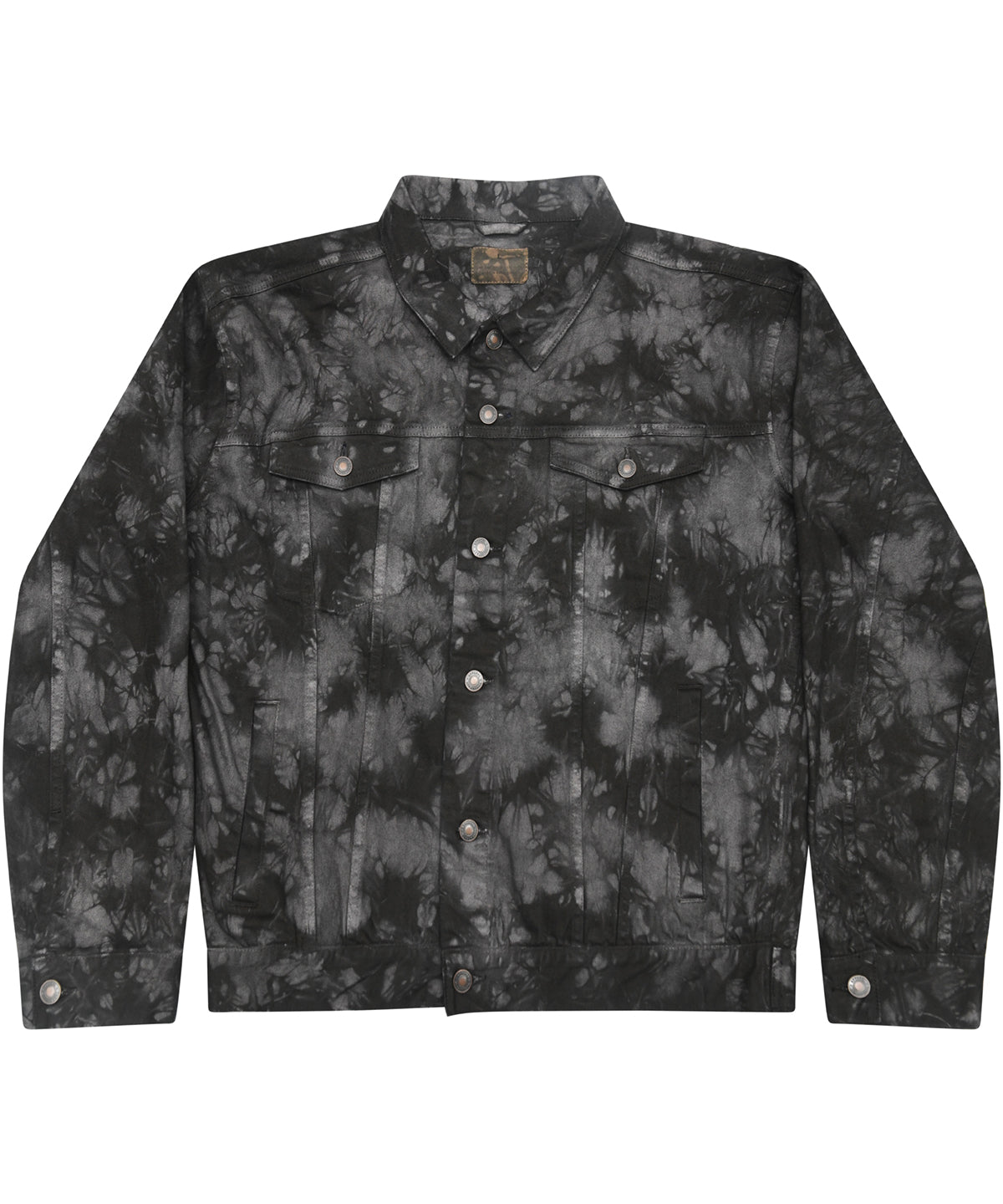 Colortone Tie-dye denim jacket Crystal Black