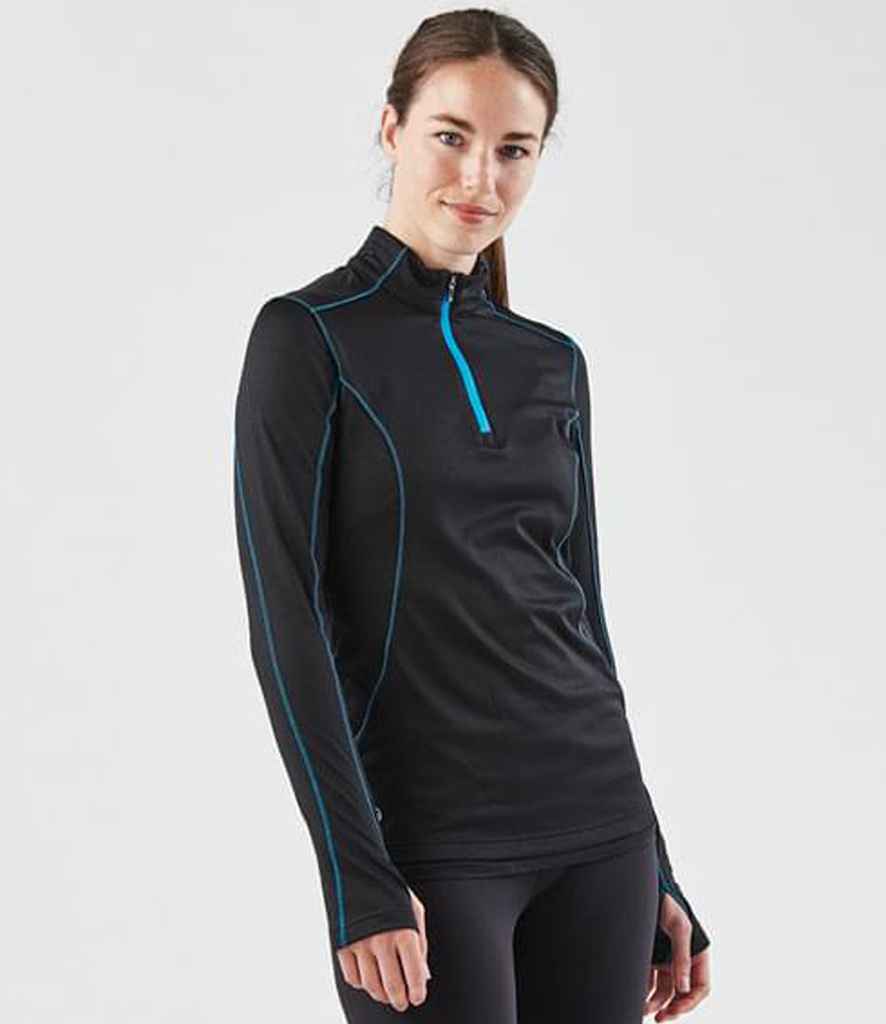 Stormtech Ladies Pulse Fleece Pullover Zip Neck Top - model image