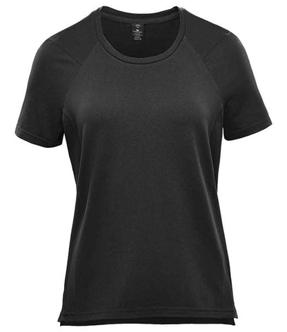 Stormtech Ladies Tundra Performance T-Shirt in Black