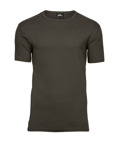 Tee Jays Interlock tee (520) Dark Olive