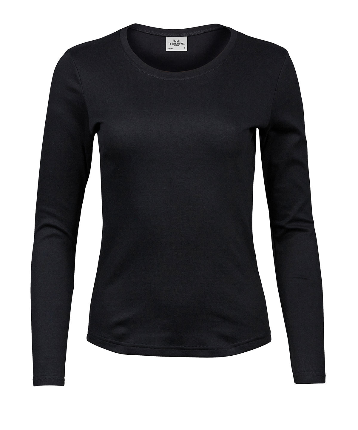Tee Jays Women’s long sleeve interlock tee (590) Black