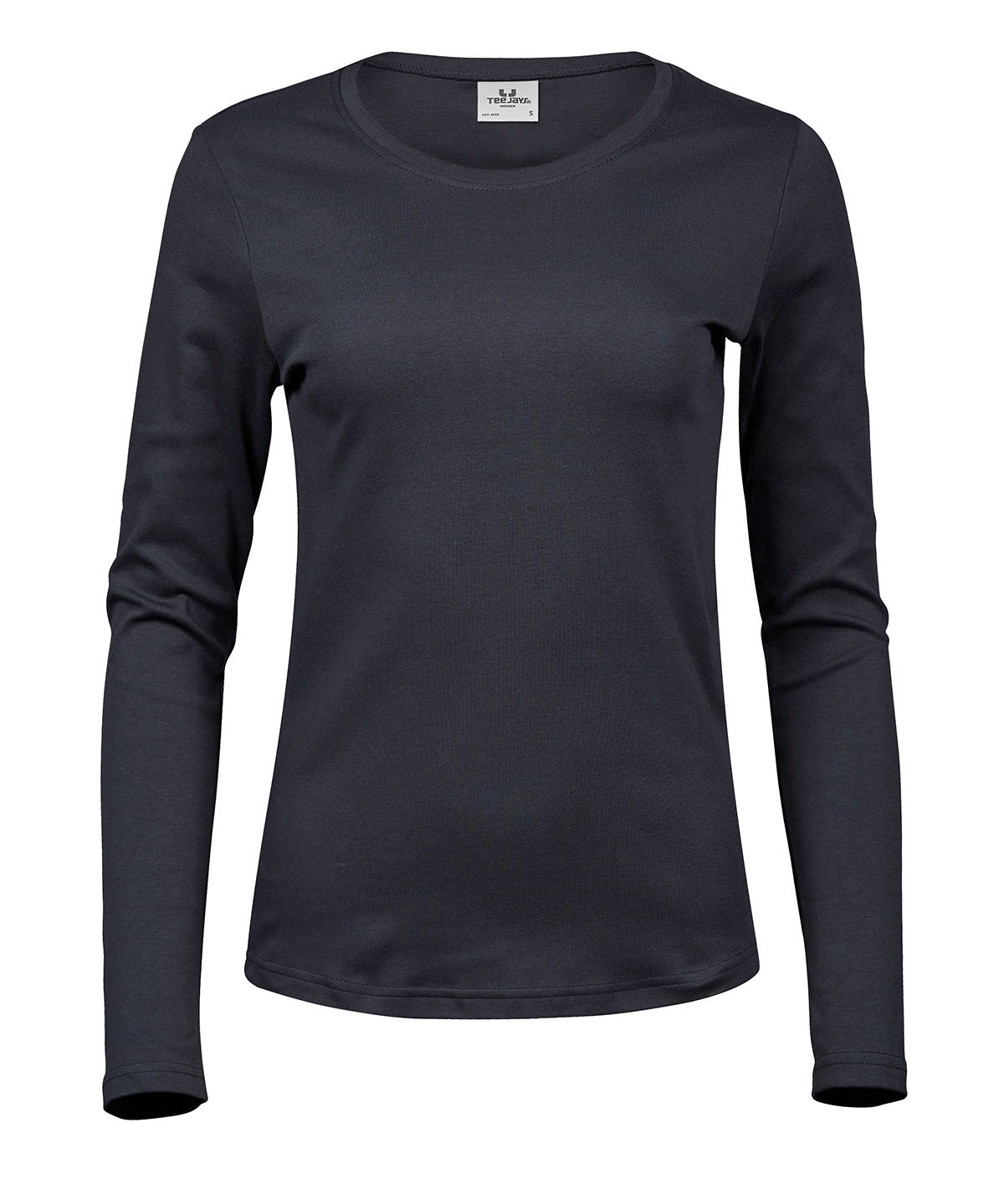 Tee Jays Women’s long sleeve interlock tee (590) Dark Grey