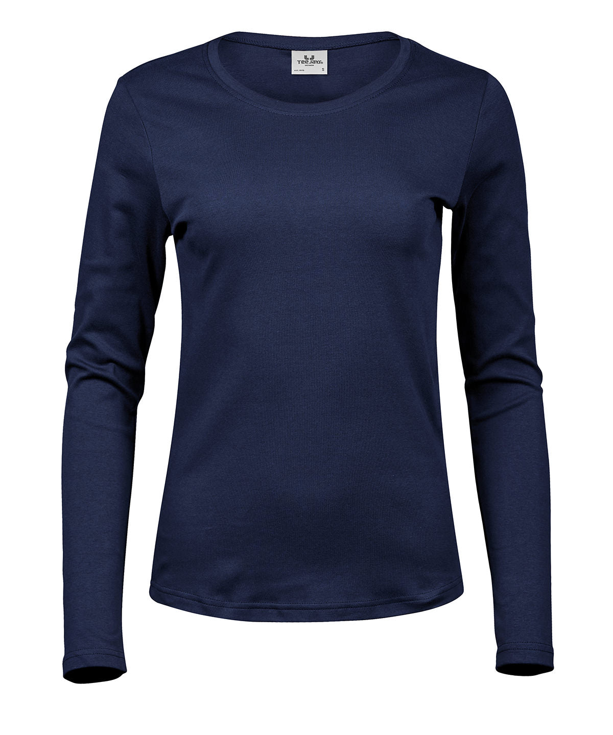 Tee Jays Women’s long sleeve interlock tee (590) Navy