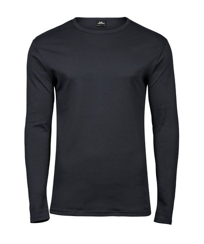 Tee Jays Long sleeve interlock tee (530) Dark Grey