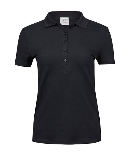 Tee Jays Women’s luxury stretch polo (145) Black