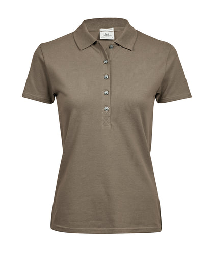 Tee Jays Women’s luxury stretch polo (145) Clay