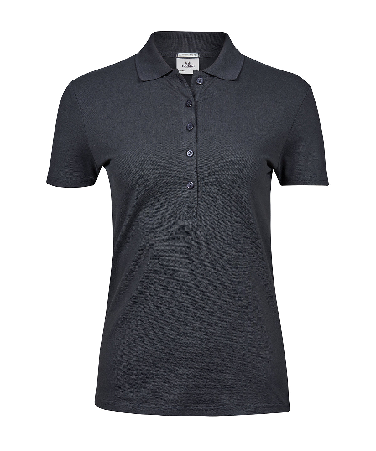 Tee Jays Women’s luxury stretch polo (145) Dark Grey