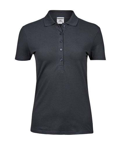 Tee Jays Women’s luxury stretch polo (145) Dark Grey