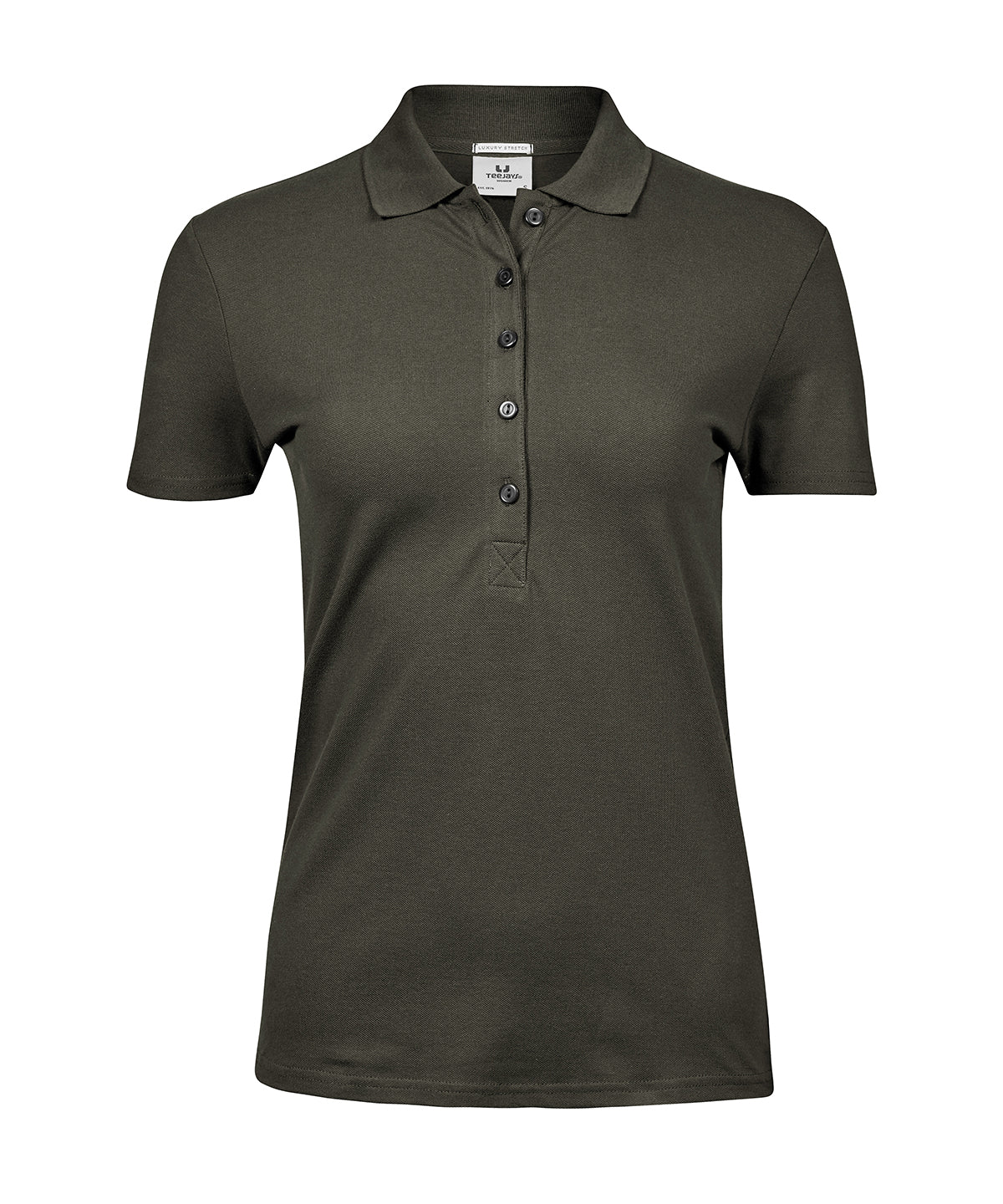 Tee Jays Women’s luxury stretch polo (145) Deep Green