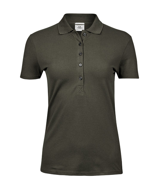 Tee Jays Women’s luxury stretch polo (145) Deep Green