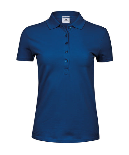 Tee Jays Women’s luxury stretch polo (145) Indigo Blue
