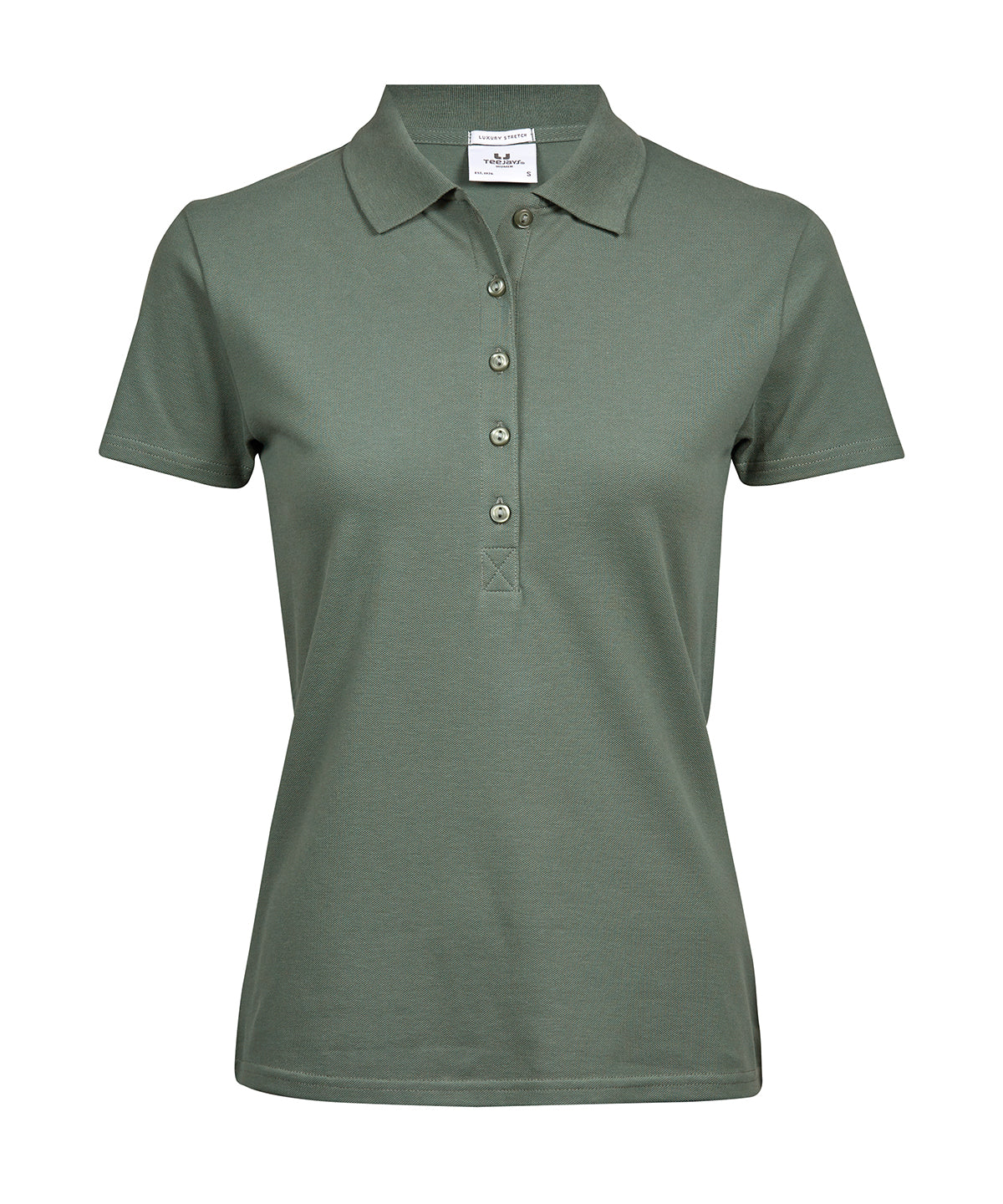 Tee Jays Women’s luxury stretch polo (145) Leaf Green