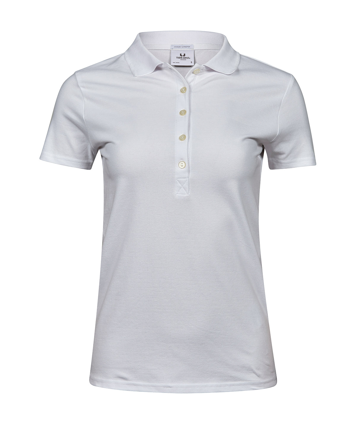 Tee Jays Women’s luxury stretch polo (145) White