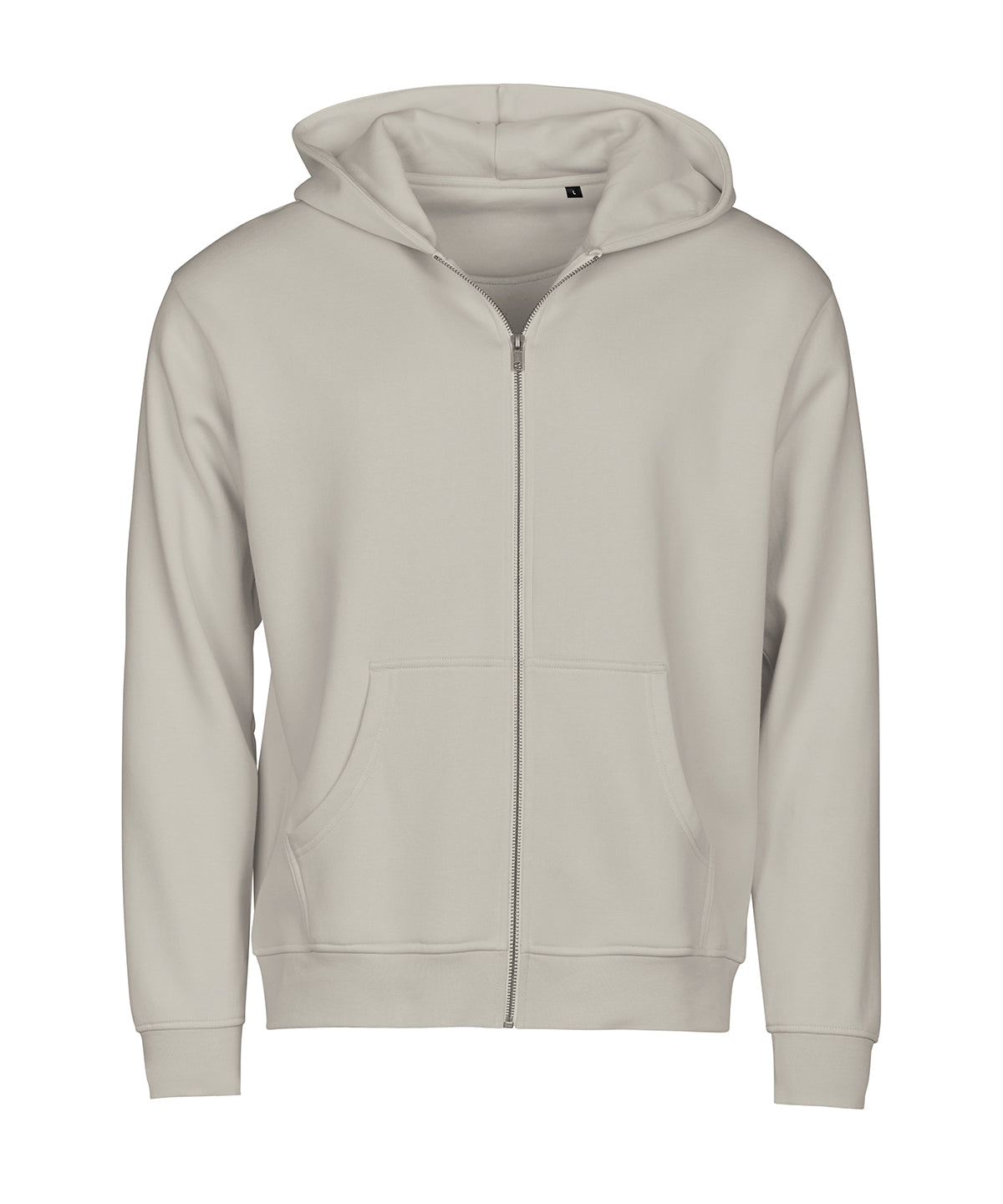 Tee Jays UNLABELED hooded full-zip sweatshirt (5154) Cement