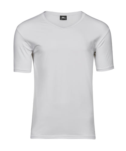Tee Jays Stretch v-neck tee (401) White