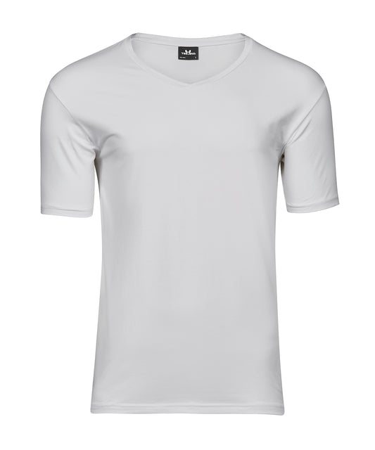 Tee Jays Stretch v-neck tee (401) White