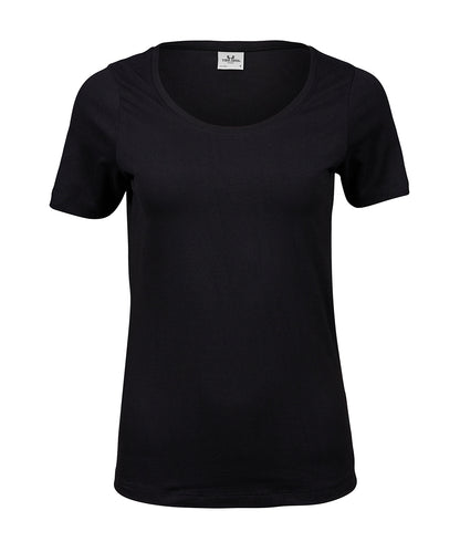 Tee Jays Women’s stretch tee (450) Black