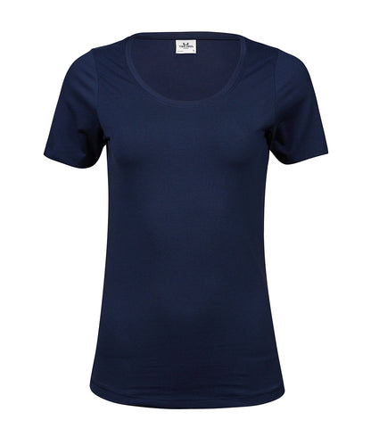 Tee Jays Women’s stretch tee (450) Navy