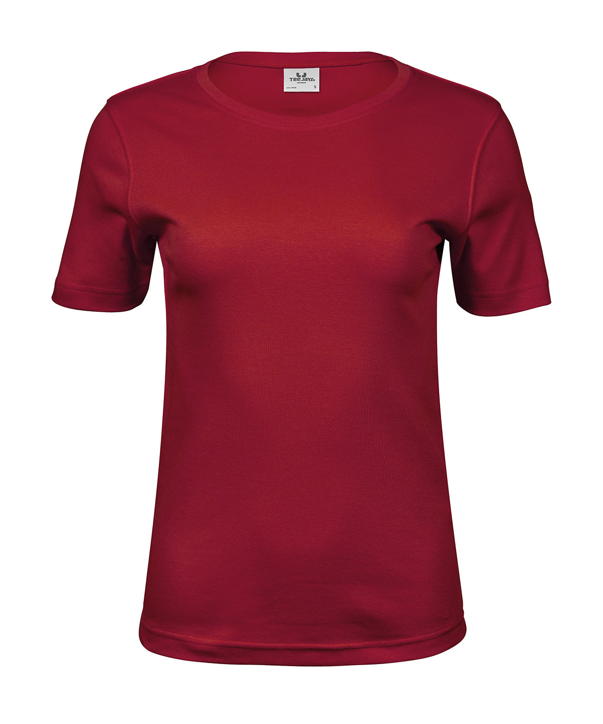 Tee Jays Women’s interlock tee (580) Deep Red