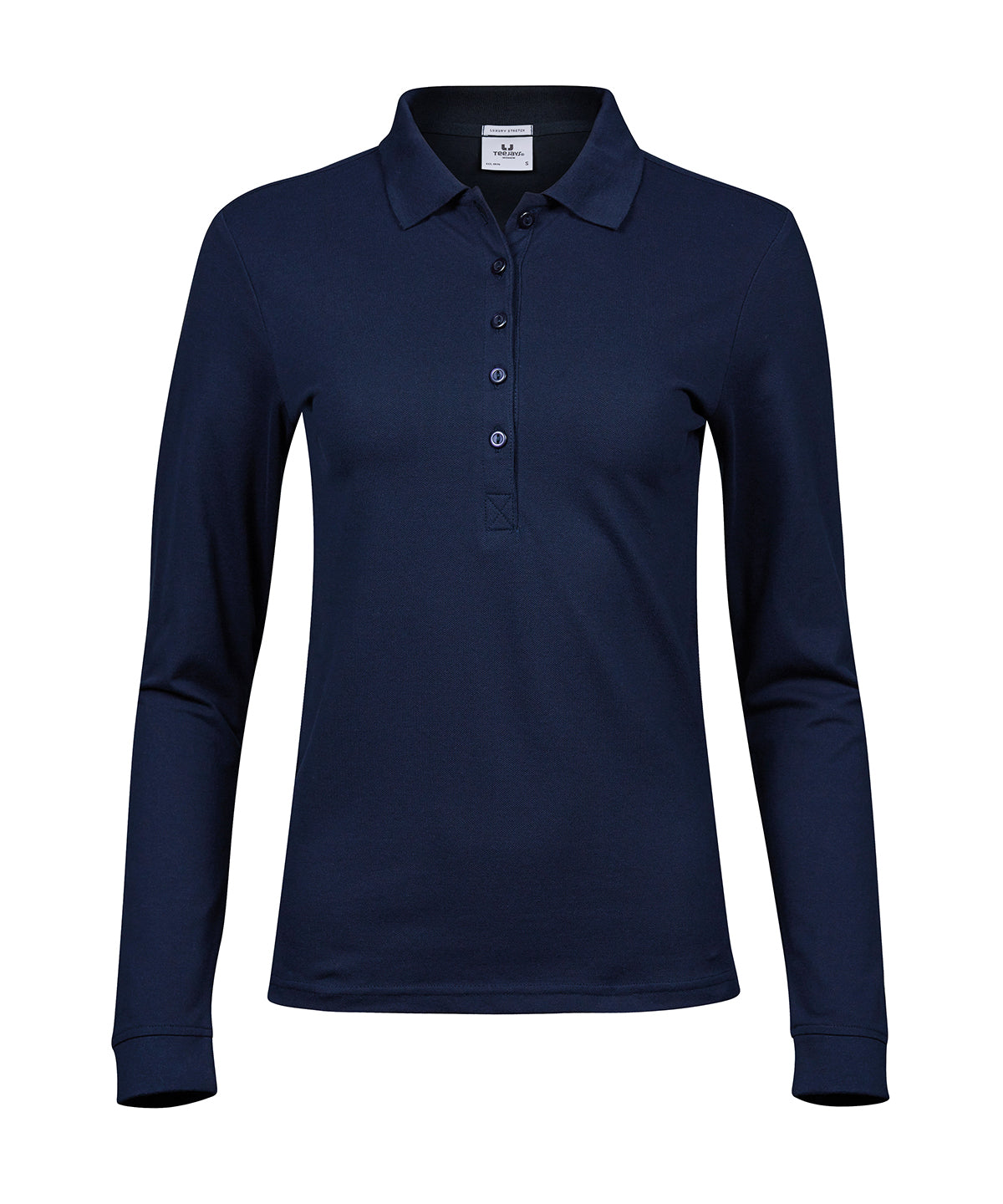 Tee Jays Women’s luxury stretch long sleeve polo (146) Navy