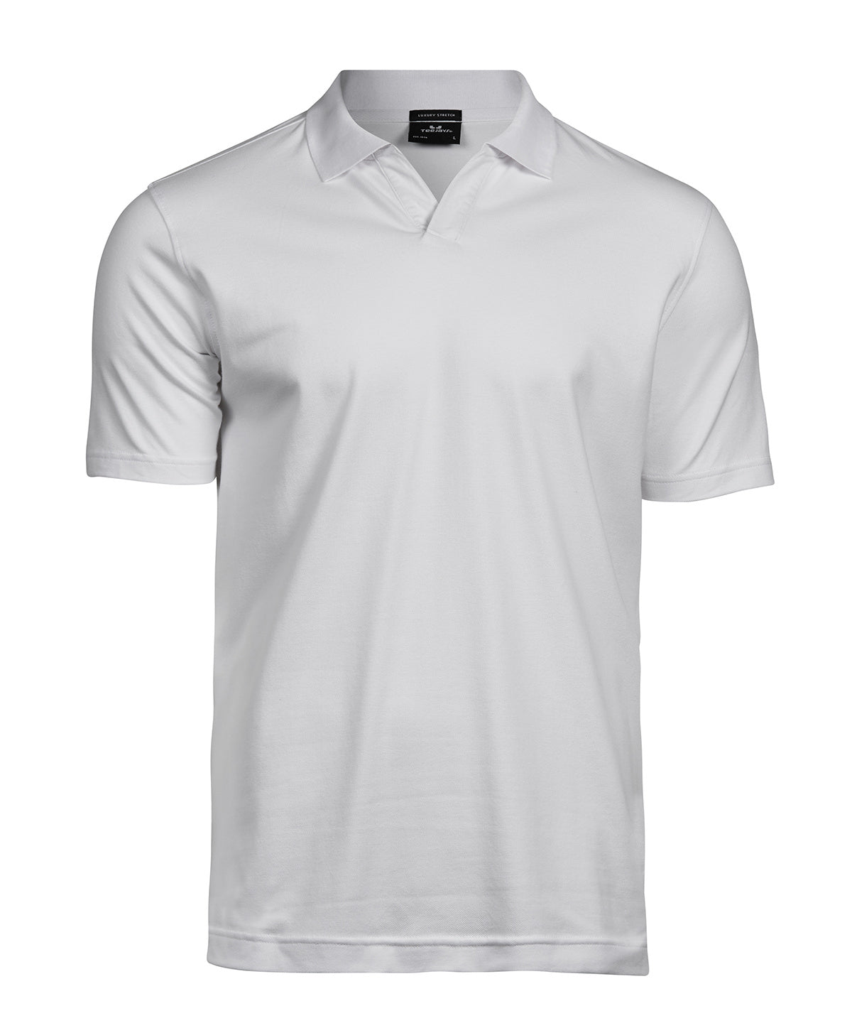 Tee Jays Luxury stretch v-neck polo (1404) White