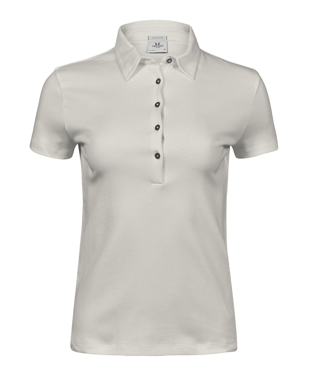 Tee Jays Women’s Pima cotton polo (1441) Cement