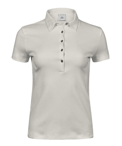 Tee Jays Women’s Pima cotton polo (1441) Cement