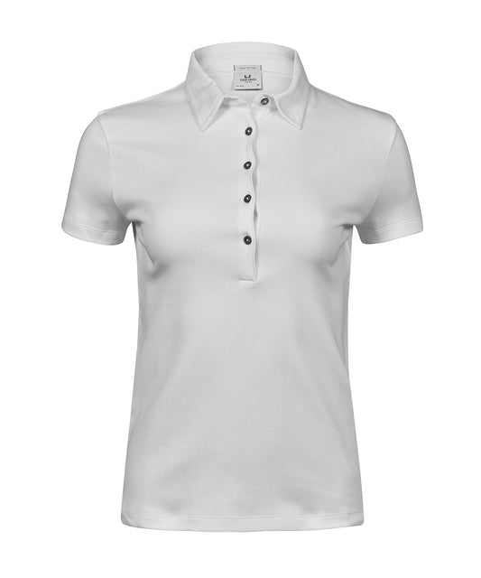 Tee Jays Women’s Pima cotton polo (1441) White