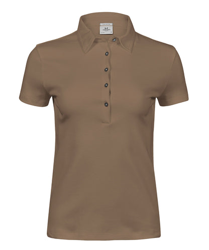 Tee Jays Women’s Pima cotton polo (1441) Wood