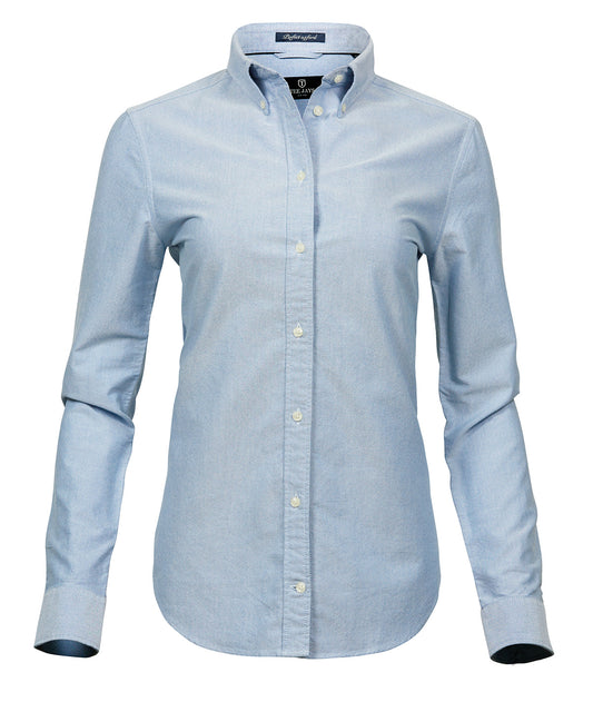 Tee Jays Women’s perfect Oxford shirt (4001) Light Blue