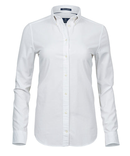 Tee Jays Women’s perfect Oxford shirt (4001) White