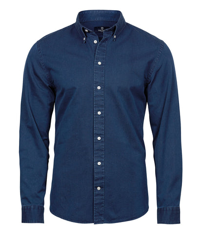Tee Jays Casual twill shirt (4002) Indigo