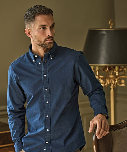 Tee Jays Casual twill shirt (4002) Indigo