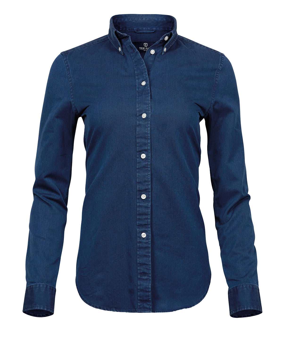 Tee Jays Women’s casual twill shirt (4003) Indigo
