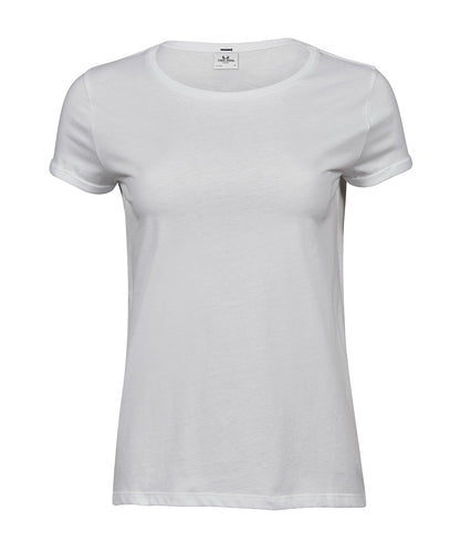 Tee Jays Women’s roll-up tee (5063) White