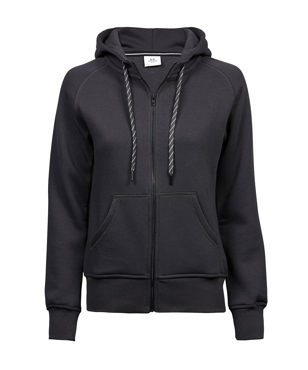 Tee Jays Women’s fashion full-zip hoodie (5436) Dark Grey