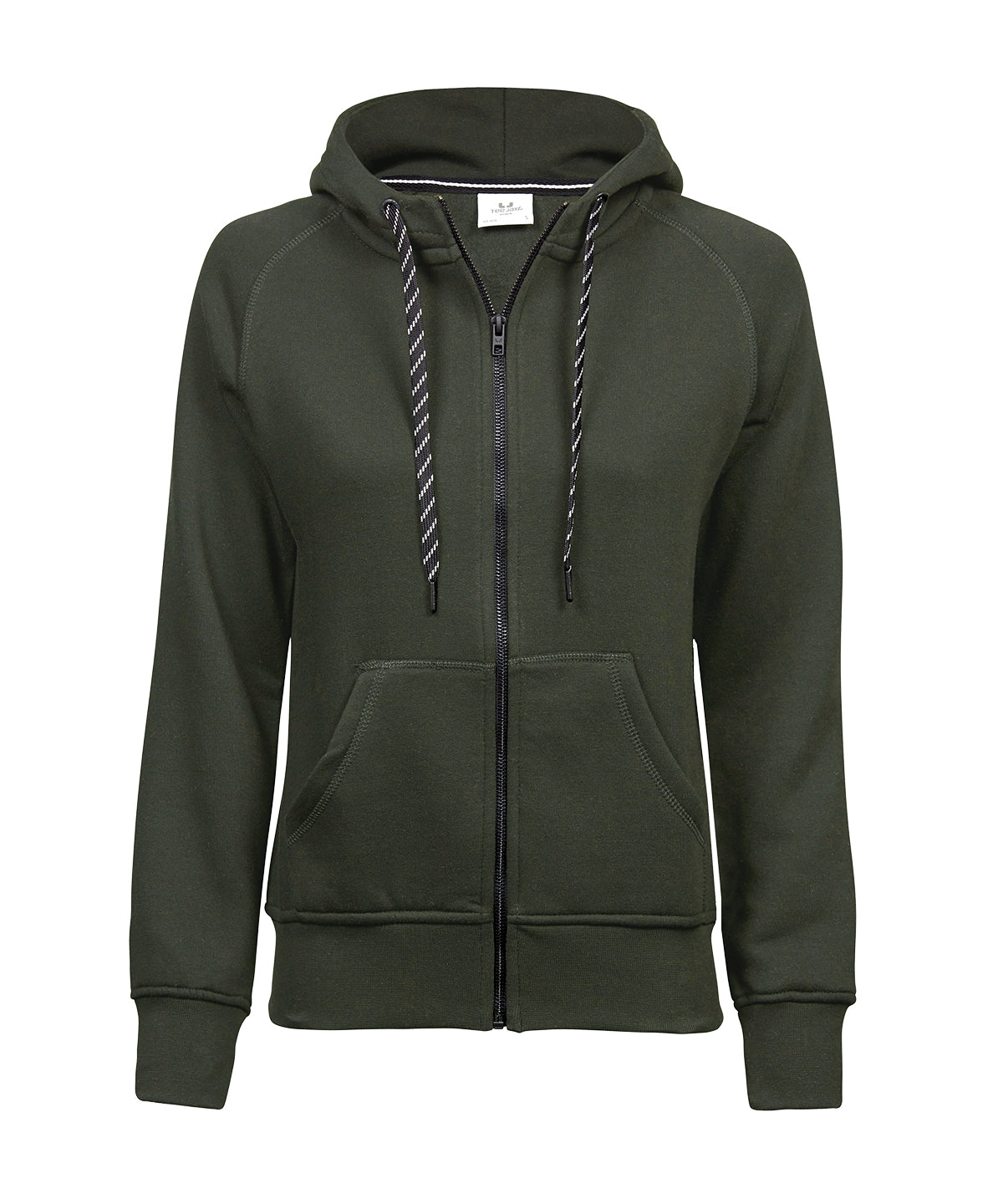 Tee Jays Women’s fashion full-zip hoodie (5436) Deep Green
