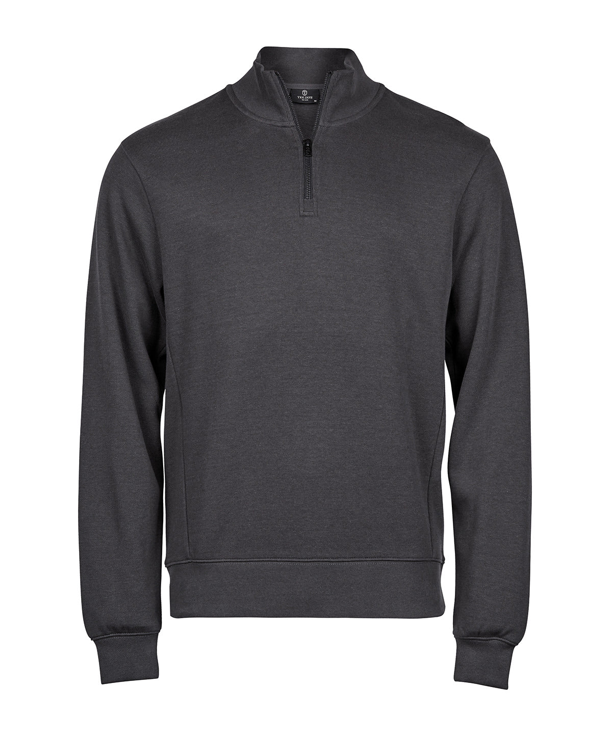Tee Jays Ribbed interlock half-zip (5506) Dark Grey