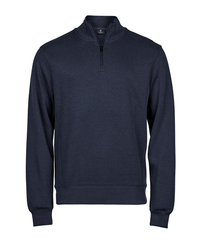 Tee Jays Ribbed interlock half-zip (5506) Navy