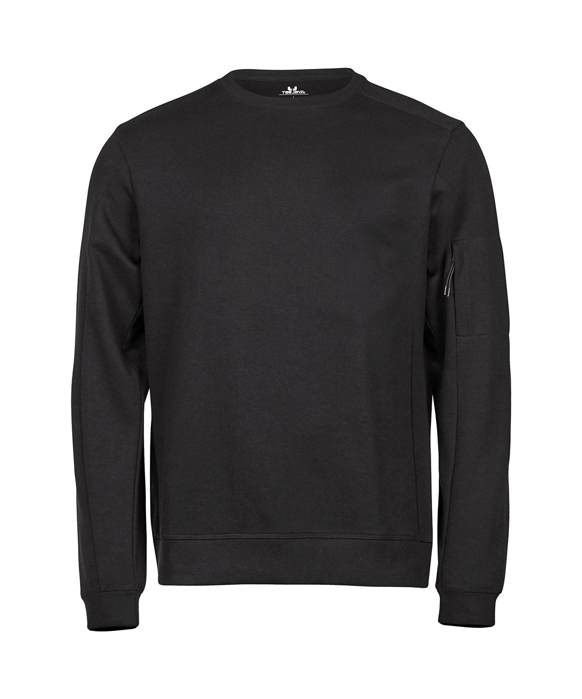 Tee Jays Athletic crew neck sweatshirt (5700) Black