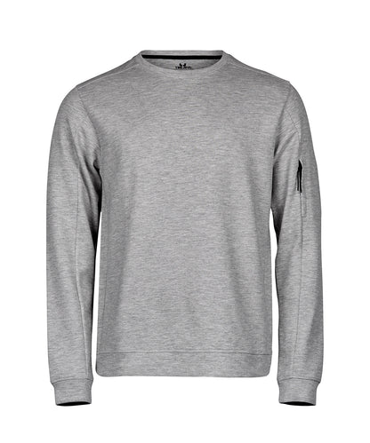 Tee Jays Athletic crew neck sweatshirt (5700) Heather Grey