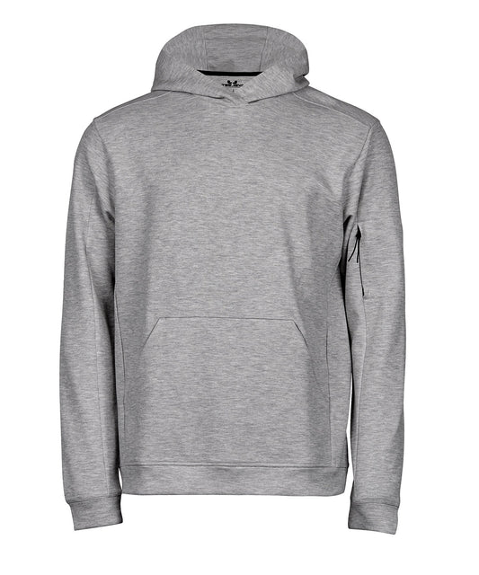 Tee Jays Athletic hooded sweatshirt (5702) Heather Grey