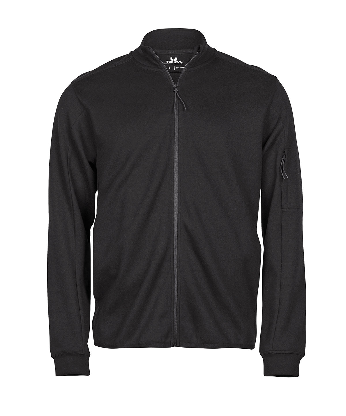 Tee Jays Athletic full-zip sweatshirt (5704) Black