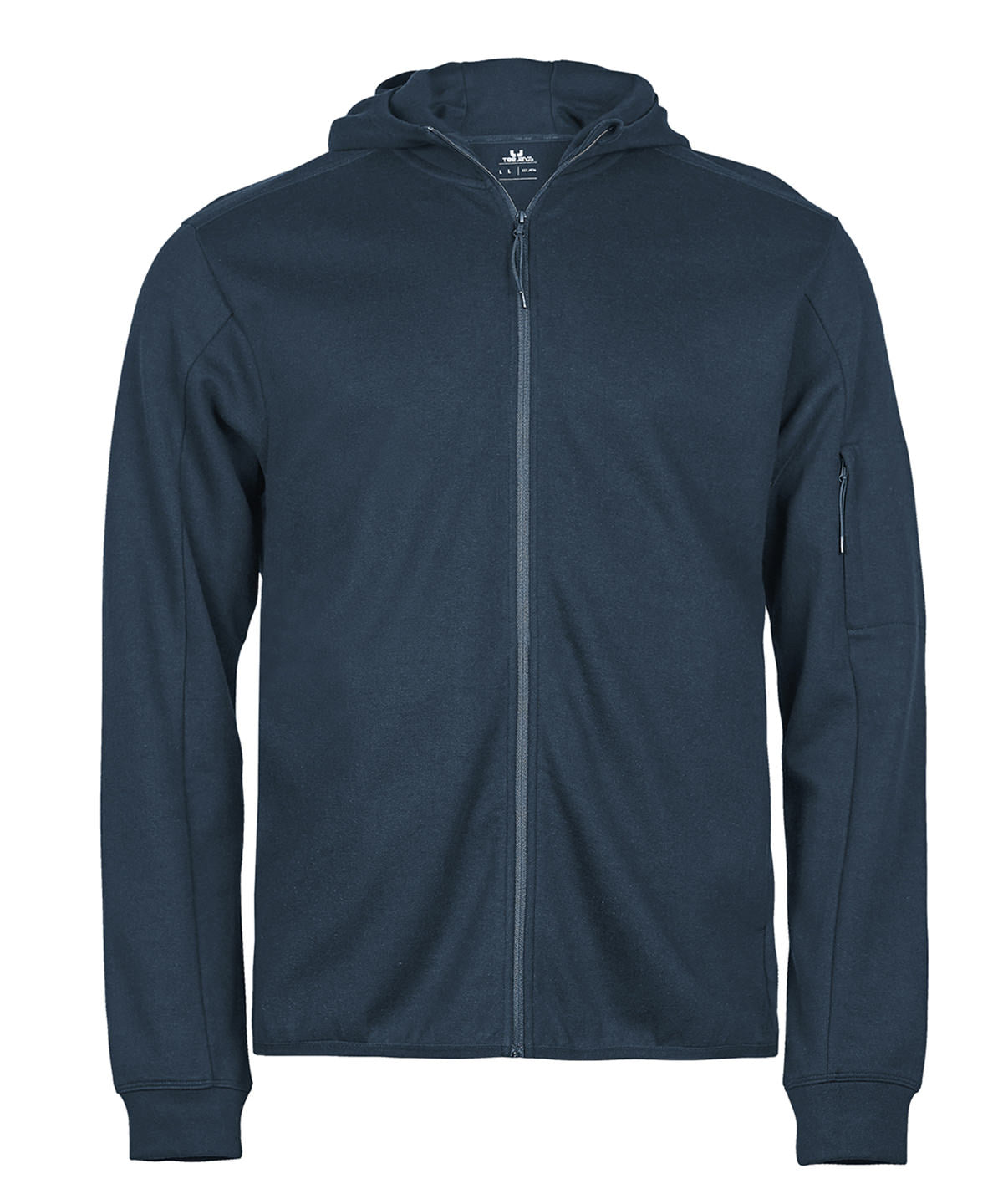 Tee Jays Athletic hooded full-zip sweatshirt (5706) Ink