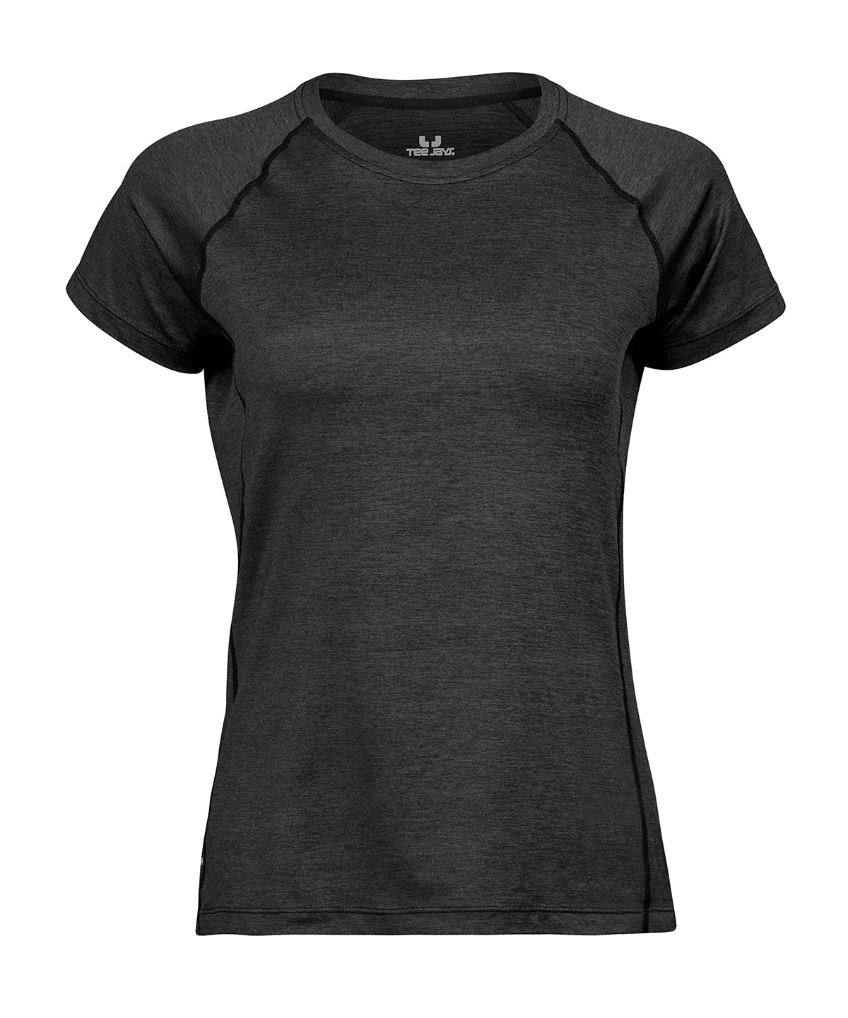 Tee Jays Women’s CoolDry tee (7021) Black Melange