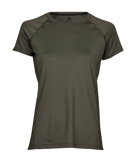 Tee Jays Women’s CoolDry tee (7021) Deep Green